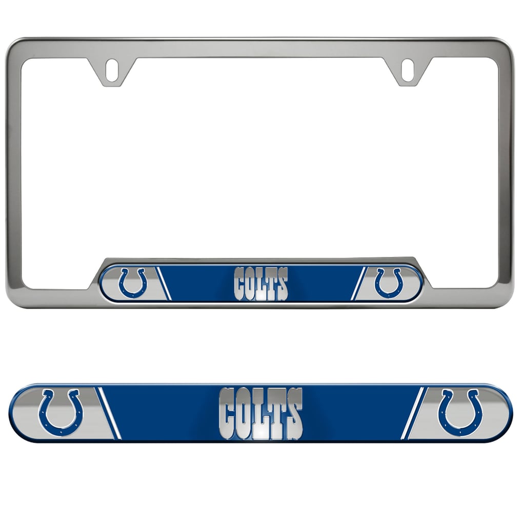  Indianapolis Colts Logo Brands Embossed License Plate Frame