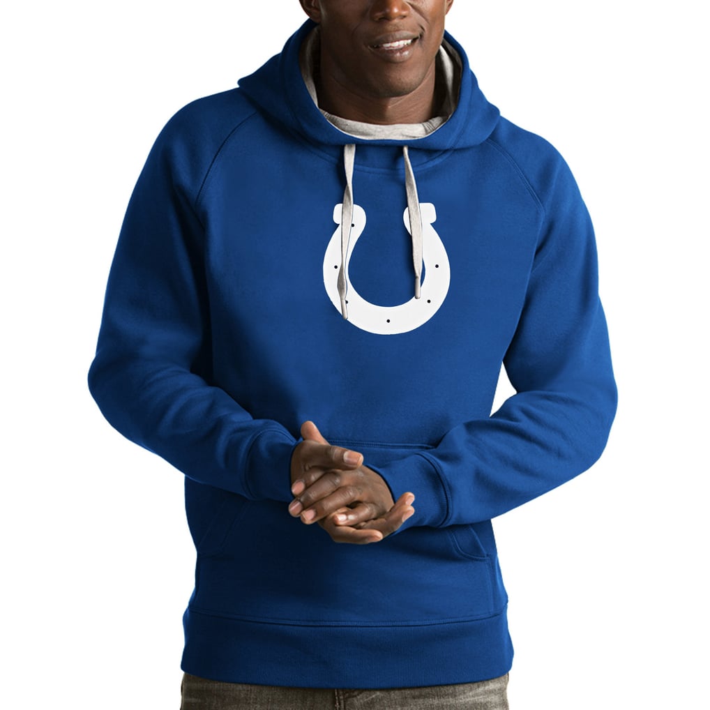 Indianapolis Colts Antigua Victory Pullover Hoodie - Royal