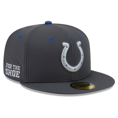Indianapolis Colts New Era 2026 Rivalries Collection 59FIFTY Fitted Hat - Anthracite