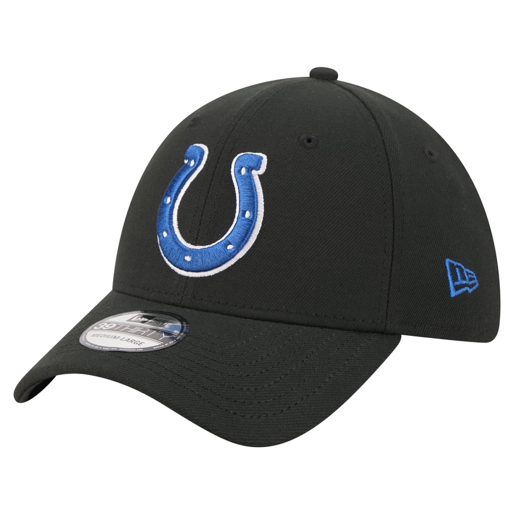  Indianapolis Colts New Era Core Team 39THIRTY Flex Hat - Black