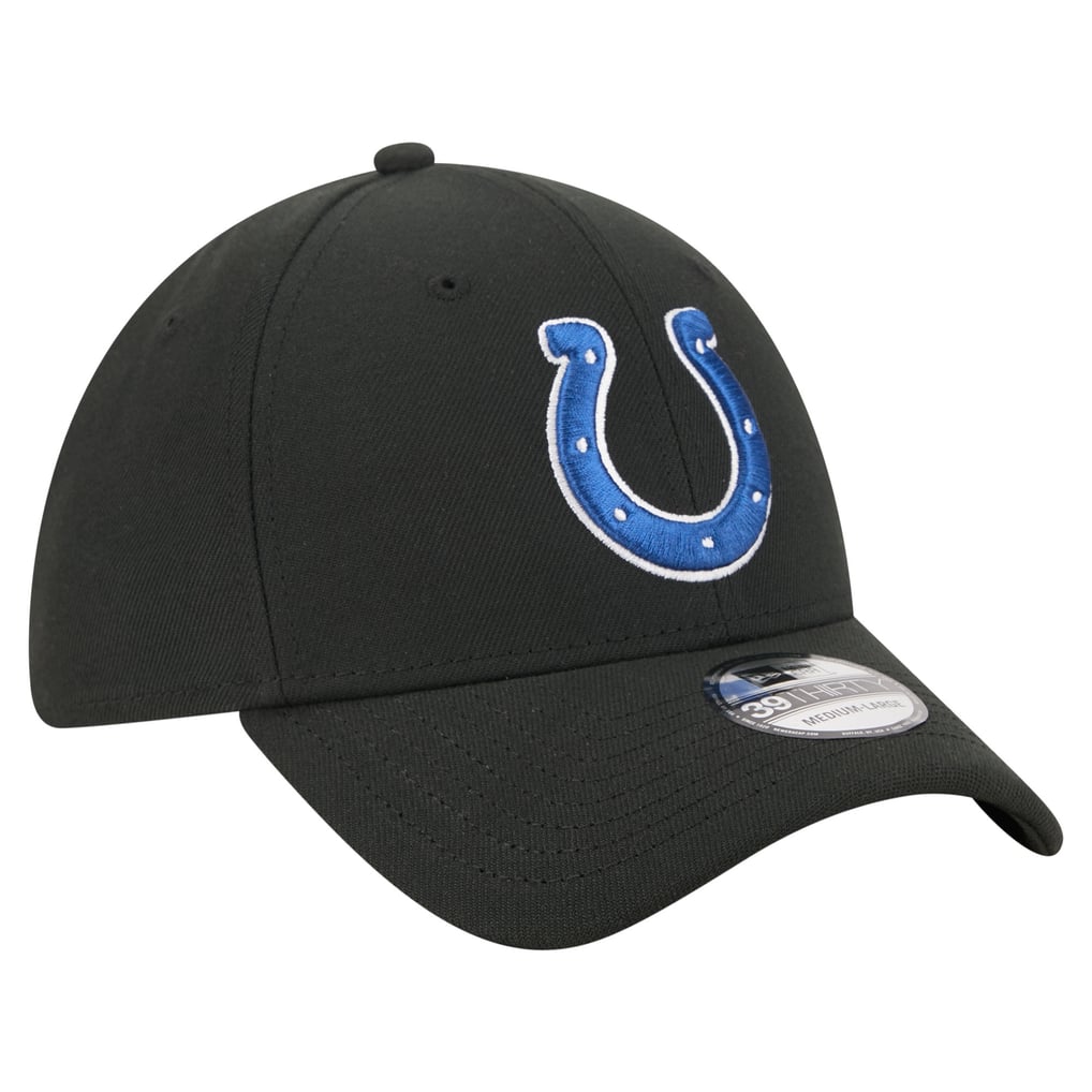  Indianapolis Colts New Era Core Team 39THIRTY Flex Hat - Black