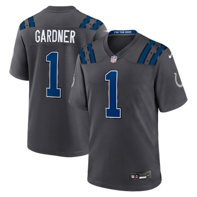 Ahmad Sauce Gardner Indianapolis Colts Nike 2026 Rivalries Collection Game Jersey - Anthracite