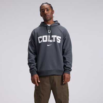  Indianapolis Colts Nike 2026 Rivalries Collection Dri-FIT Pullover Hoodie - Anthracite