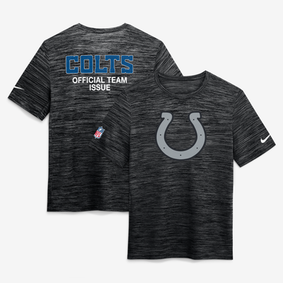 Indianapolis Colts Nike 2026 Rivalries Collection Sideline Velocity T-Shirt - Anthracite