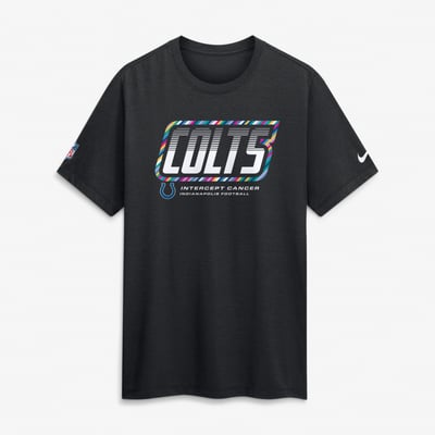 Indianapolis Colts Nike 2026 NFL Crucial Catch Tri-Blend Dri-FIT T-Shirt - Black