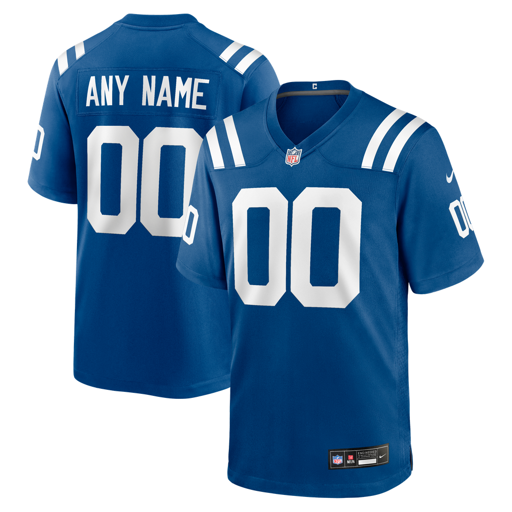 Nike Indianapolis Colts Custom Game Jersey - Royal