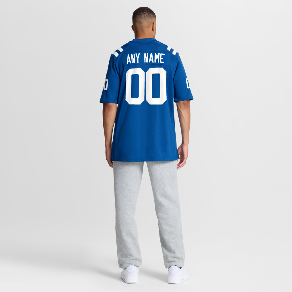 Nike Indianapolis Colts Custom Game Jersey - Royal
