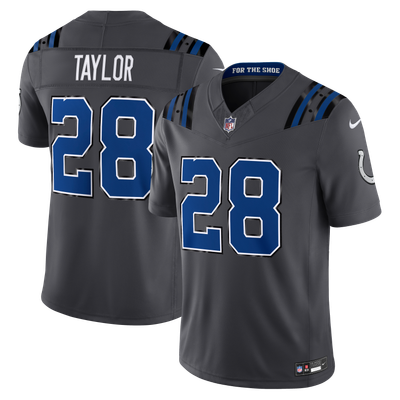 Jonathan Taylor Indianapolis Colts Nike 2026 Rivalries Collection Stitched Limited Jersey - Anthracite