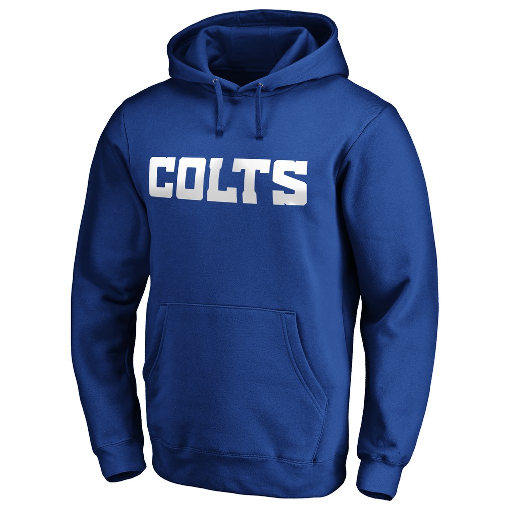 Indianapolis Colts #1 Dad Pullover Hoodie - Royal