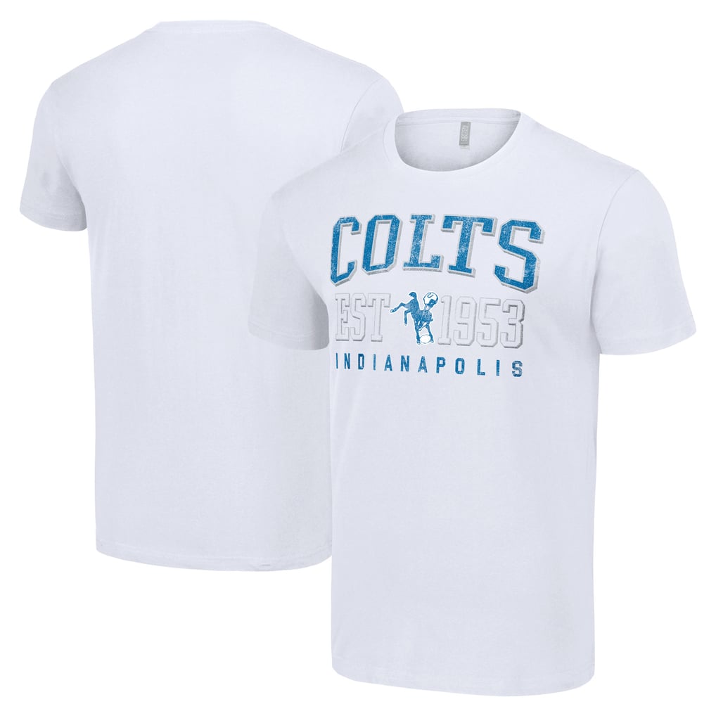 Indianapolis Colts Starter Throwback Logo T-Shirt - White