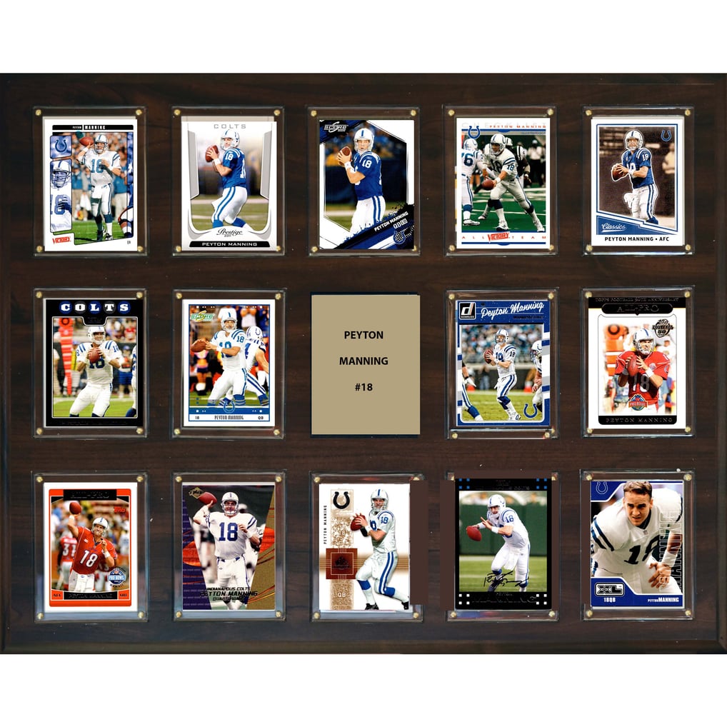 Peyton Manning Indianapolis Colts 16'' x 20'' Plaque