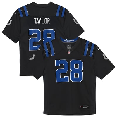Jonathan Taylor Indianapolis Colts Nike Preschool 2026 Rivalries Collection Game Jersey - Anthracite