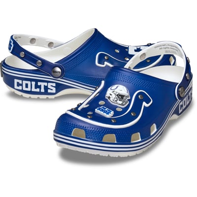  Indianapolis Colts Crocs Unisex  Classic Clog