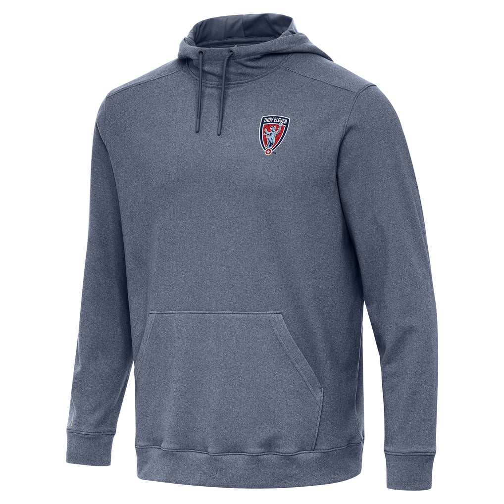Indy Eleven Antigua Cloud Pullover Hoodie - Heather Navy