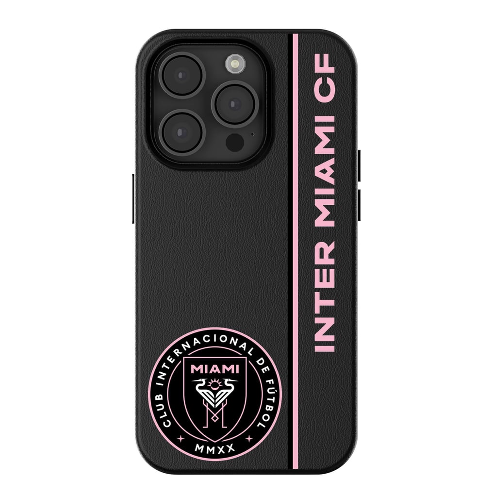 Inter Miami CF Keyscaper Sidebar Magnetic iPhone Case - Black