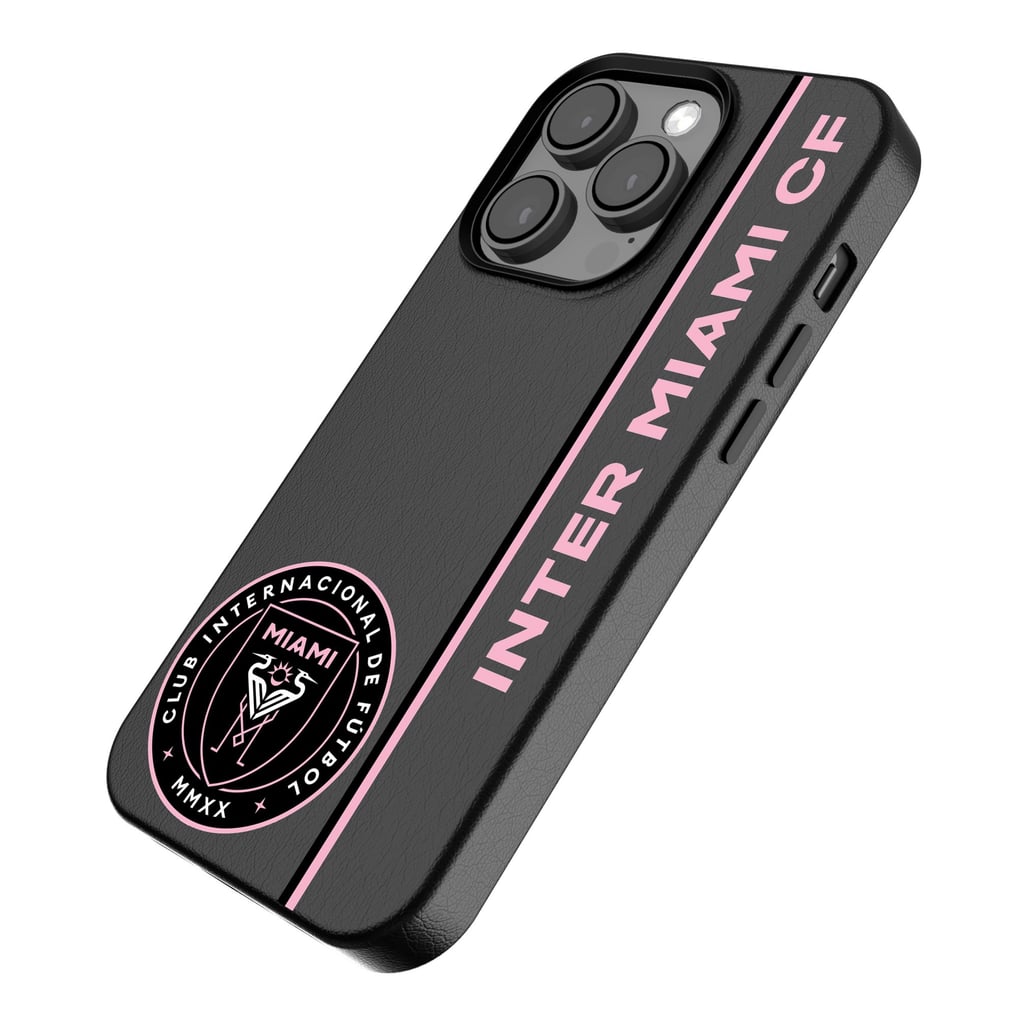 Inter Miami CF Keyscaper Sidebar Magnetic iPhone Case - Black