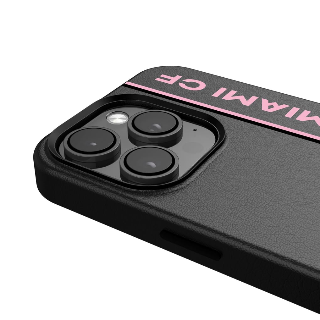 Inter Miami CF Keyscaper Sidebar Magnetic iPhone Case - Black