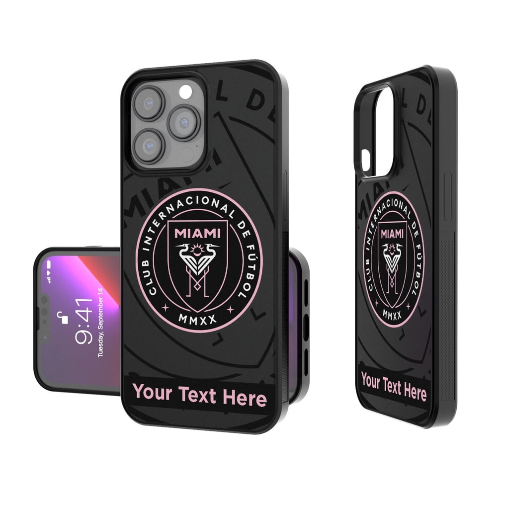 Inter Miami CF Keyscaper Personalized Bump Case with 8.2ft Drop Protection