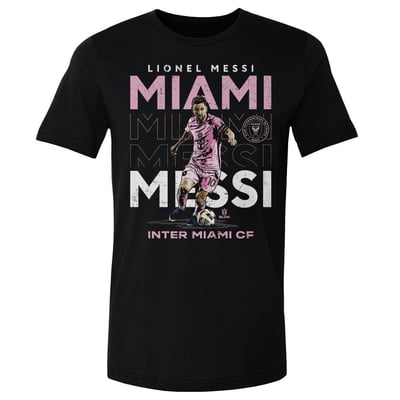 Lionel Messi Inter Miami CF 500 Level  Miami T-Shirt - Black