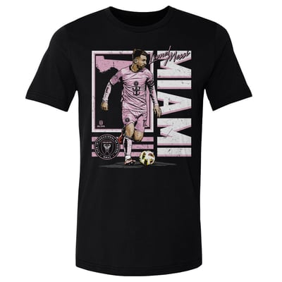 Lionel Messi Inter Miami CF 500 Level  State T-Shirt - Black