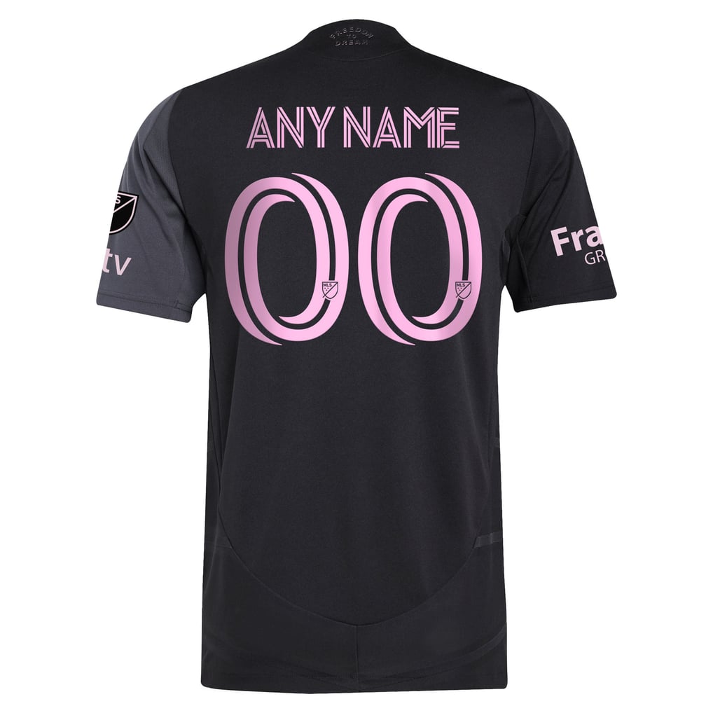  Inter Miami CF adidas 2025 The Fortitude Kit Authentic Custom Jersey - Black