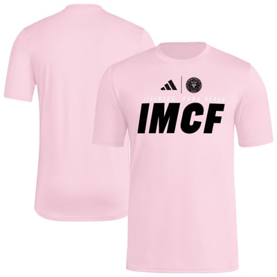 Inter Miami CF adidas 2025 Club World Cup Pre-Game T-Shirt - Light Pink