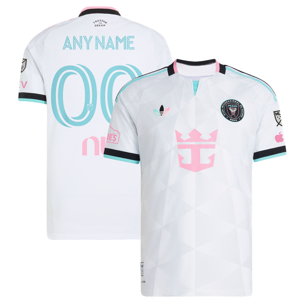  Inter Miami CF adidas 2026 Third On-Field Authentic Patch Custom Jersey - White