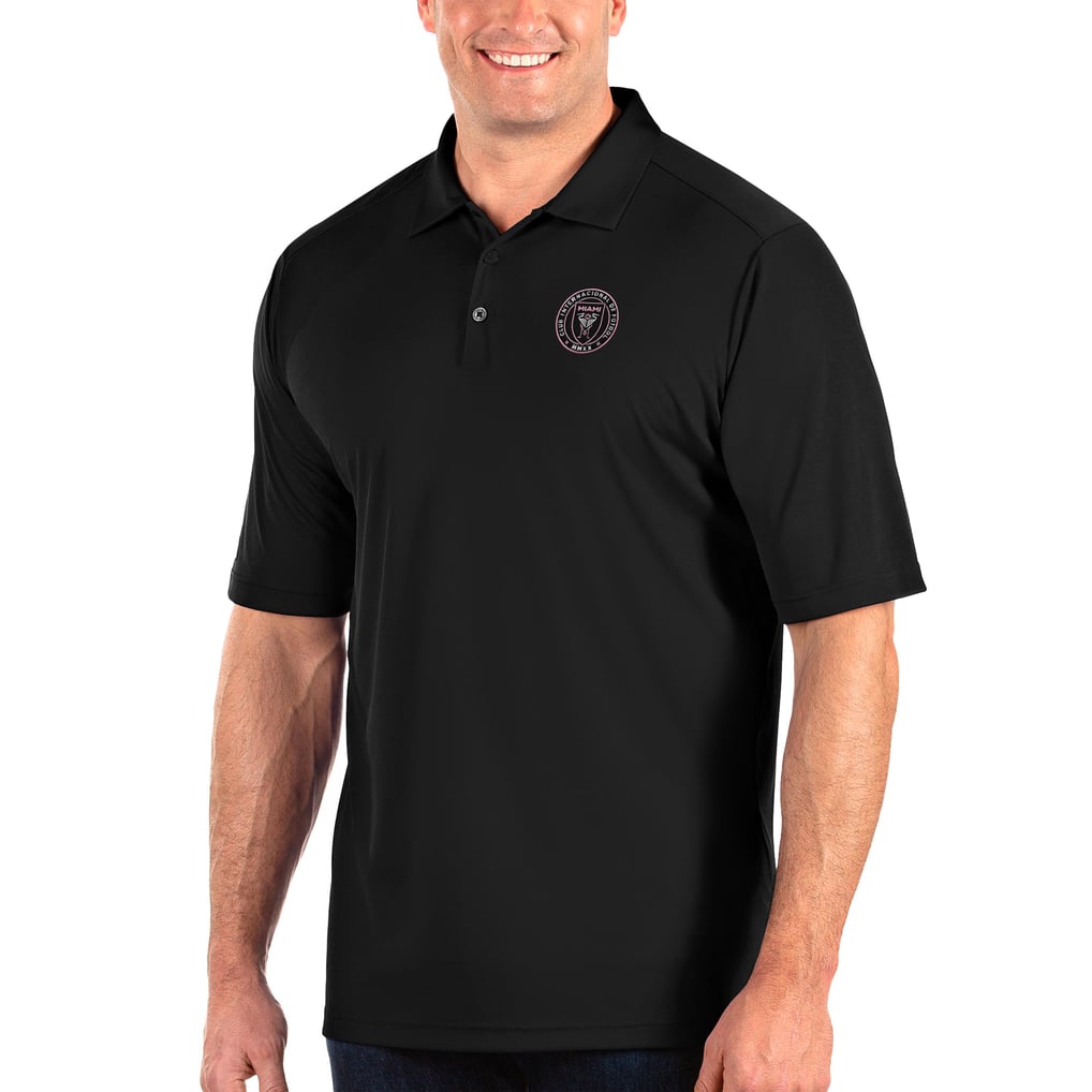 Inter Miami CF Antigua Big & Tall Tribute Polo - Black