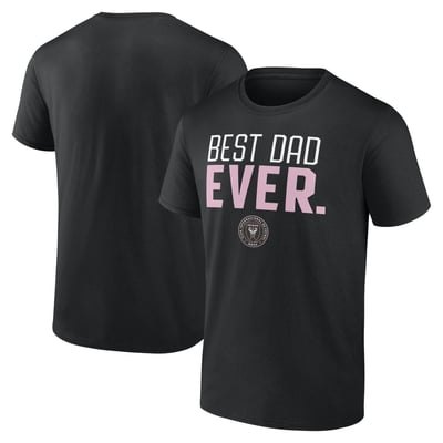 Inter Miami CF Best Dad Ever Father's Day T-Shirt - Black