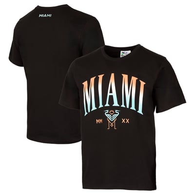 Inter Miami CF  Gradient Heavy Relaxed T-Shirt - Black