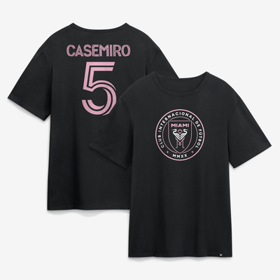 Carlos Casemiro Inter Miami CF Name & Number T-Shirt - Black