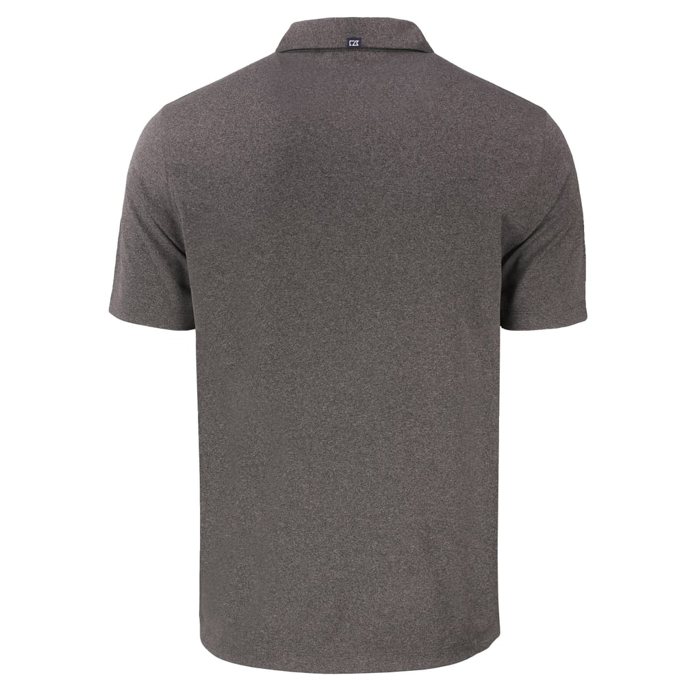Inter Miami CF Cutter & Buck Forge Eco Stretch Recycled Polo - Heather Black