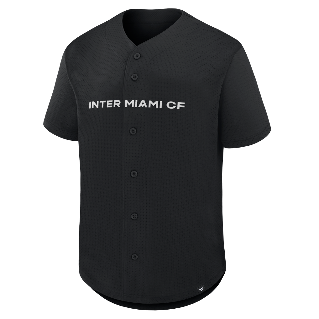 Inter Miami CF Fanatics Maximum Intensity Button-Up Jersey  - Black
