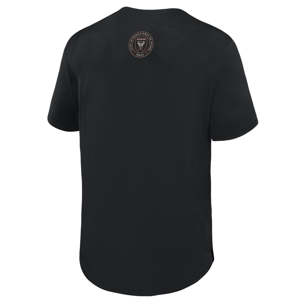 Inter Miami CF Fanatics Maximum Intensity Button-Up Jersey  - Black