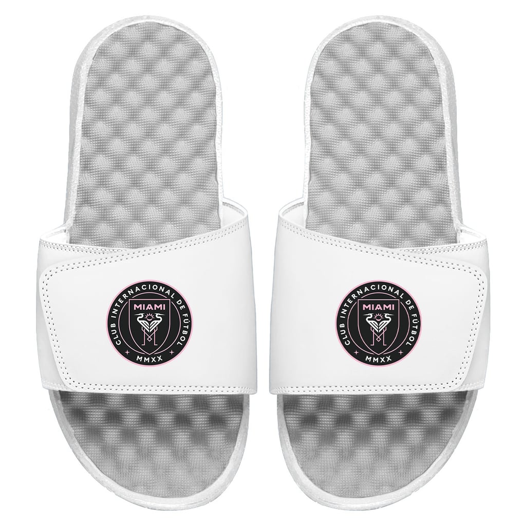 Inter Miami CF ISlide Primary Logo Slide Sandals - White/Gray