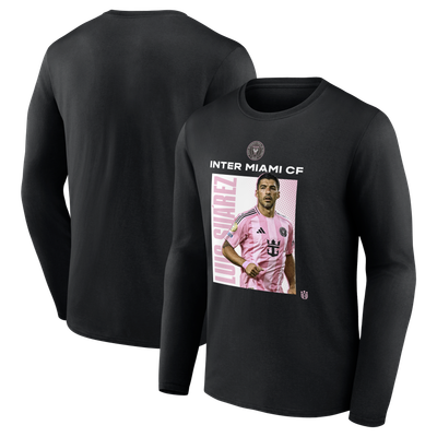 Luis Suarez Inter Miami CF Player Program Long Sleeve T-Shirt - Black