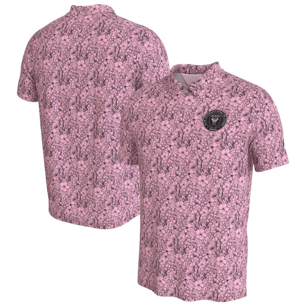 Inter Miami CF ProSphere Botanical Polo - Pink