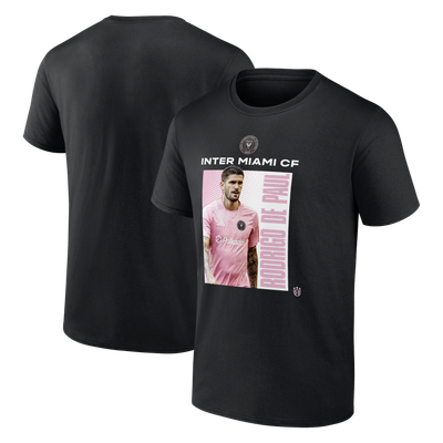 Rodrigo De Paul Inter Miami CF Player Program T-Shirt - Black