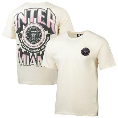  Inter Miami CF Sport Design Sweden Heritage Badge T-Shirt - Cream