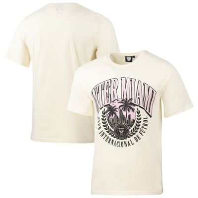 Inter Miami CF Sport Design Sweden Vintage '90s Relaxed T-Shirt - Cream