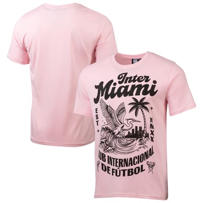 Inter Miami CF Sport Design Sweden Founders Script Relaxed T-Shirt - Pink