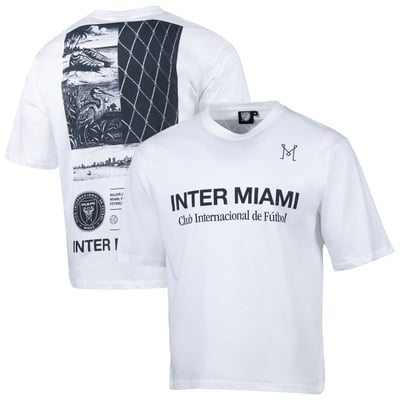  Inter Miami CF Sport Design Sweden Celestial Oversized Graphic T-Shirt - White