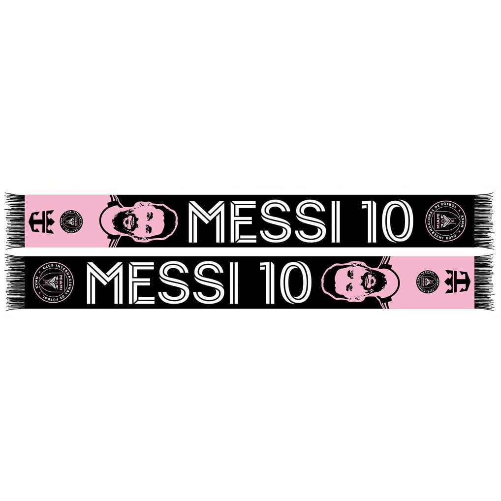 Lionel Messi Inter Miami CF   Unisex Portrait Scarf - Pink