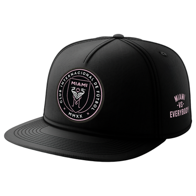 Inter Miami CF Paper Planes Unisex Snapback Hat - Black