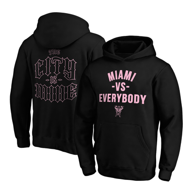 Inter Miami CF Paper Planes Unisex The City Is Mine Hoodie - Black