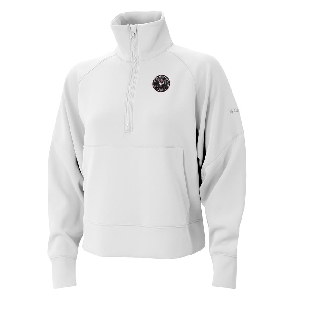 Inter Miami CF Columbia Women's Wickhams Hills Raglan Omni-Wick Half-Zip Pullover - White
