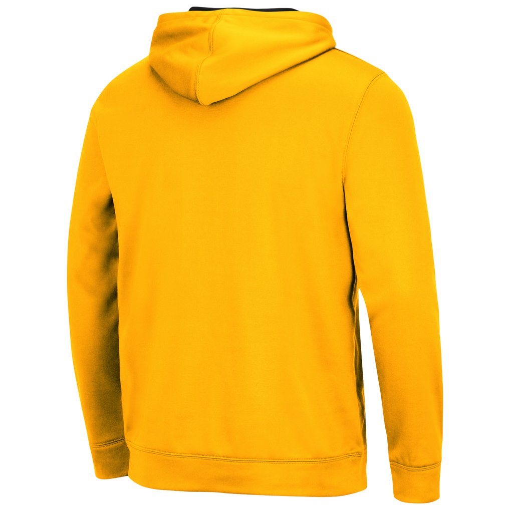 Iowa Hawkeyes Colosseum Slash Stack 2.0 Pullover Hoodie - Gold