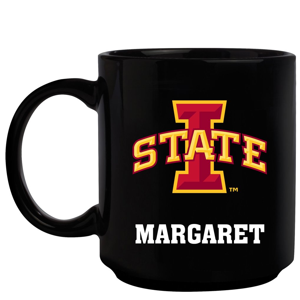 Iowa State Cyclones 11oz. Personalized Mug - Black