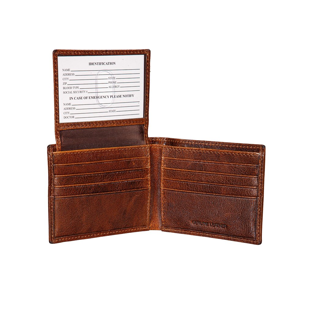 Iowa State Cyclones Bi-Fold Leather Passcase Wallet