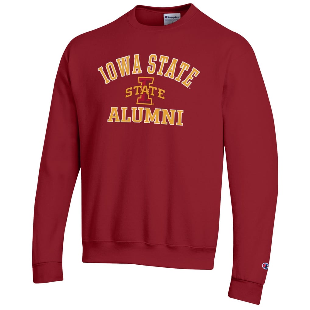 Iowa State Cyclones Champion Alumni Logo Arch Pullover Sweatshirt - Cardinal